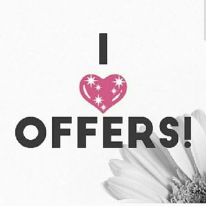 I love reasonable offers!